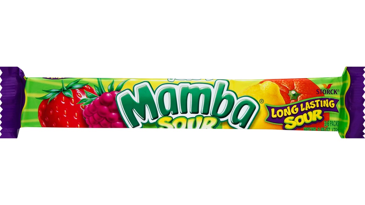 Mamba Sour Assorted Fruit Chews (2.65 oz)