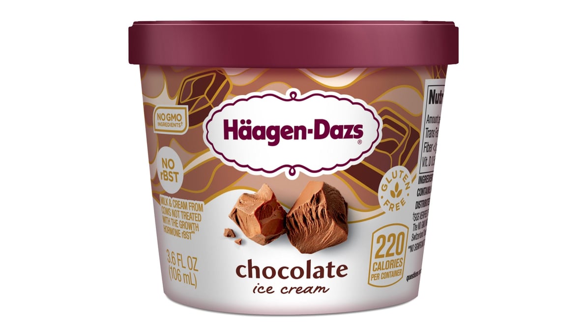 Haagen-Dazs Chocolate Ice Cream (3.6 oz)