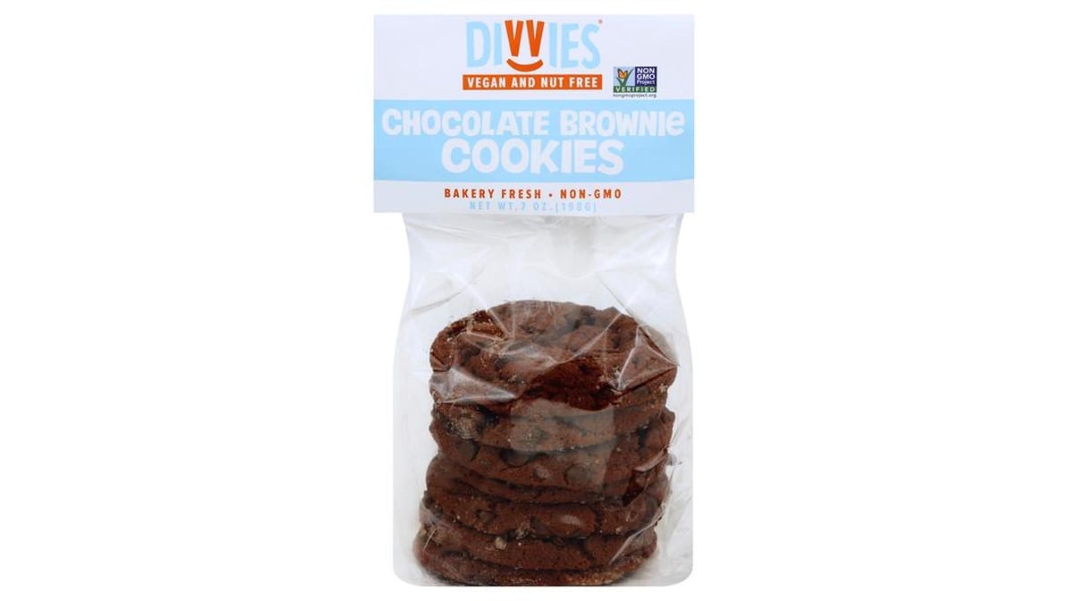 Divvies Stack Cookies Brownie (7 oz)