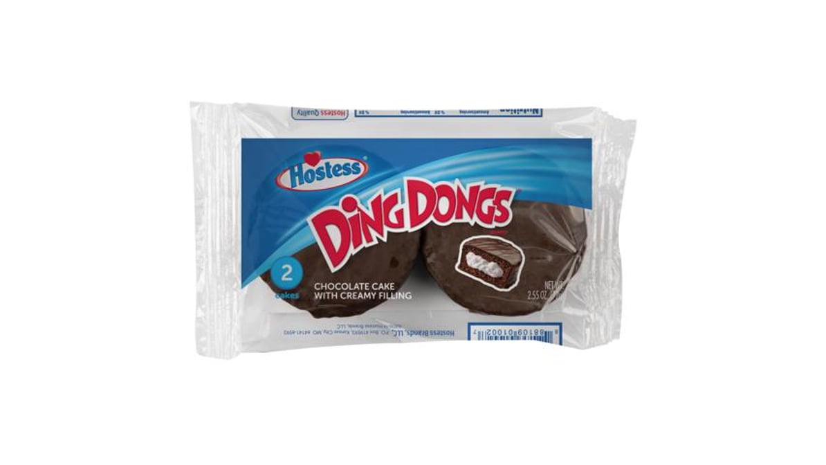 Hostess Chocolate Cake with Creamy Filling Ding Dongs (2 ct)