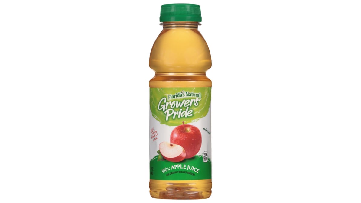 Florida's Natural Growers Price 100% Apple Juice (14 oz)