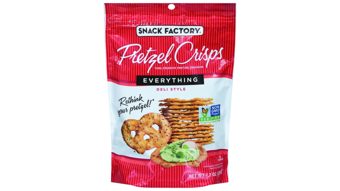 Snack Factory Pretzel Crisps Everything (7.2 oz)