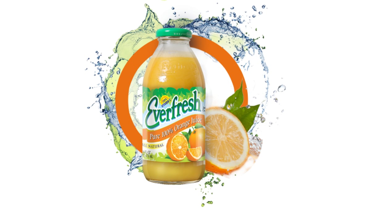 Everfresh Juice Orange Pure 100% Juice (16 oz)