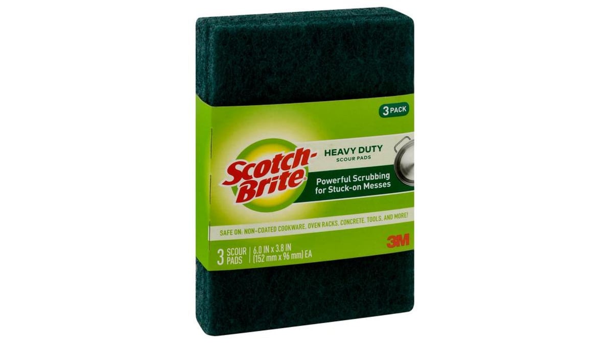 Scotch-Brite Heavy Duty Scour Pads (3 ct)