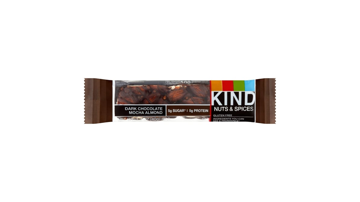 Kind Nuts & Spices Dark Chocolate Mocha Almond Bar (1.4 oz)