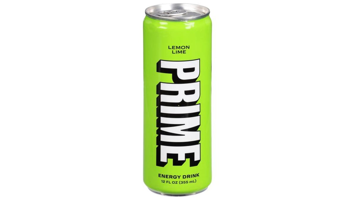 Prime Lemon Lime Energy Drink (12 oz)