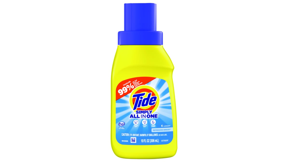 Tide Simply Clean & Fresh Refreshing Breeze Liquid Laundry Detergent (10 oz)