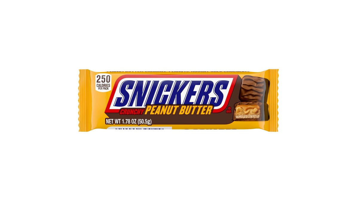 Snickers Peanut Butter Squared Chocolate Candy Bar Full Size (1.78 oz)