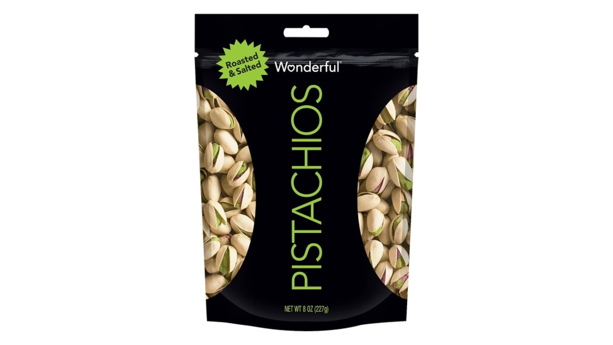 Wonderful Roasted & Salted Pistachios (8 oz)