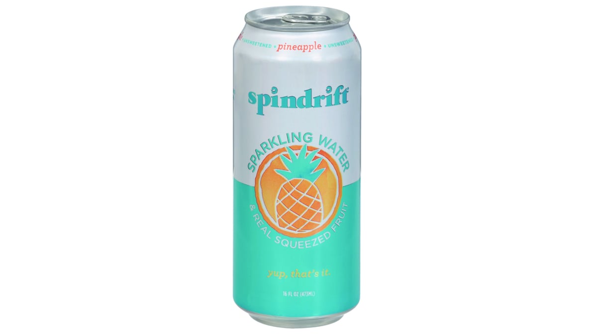 Spindrift Unsweetened Pineapple Sparkling Water Can (16 oz)
