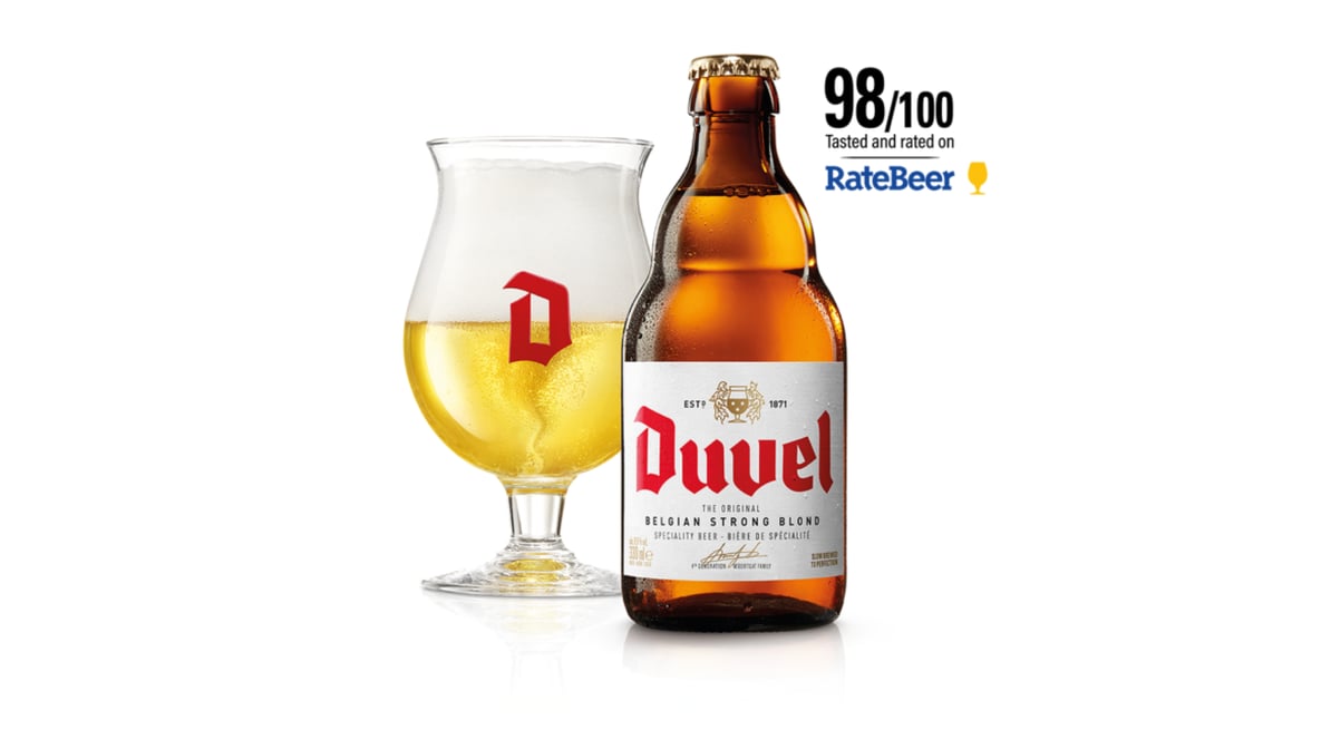 Duvel Belgian Golden Ale Bottle (25.4 oz)