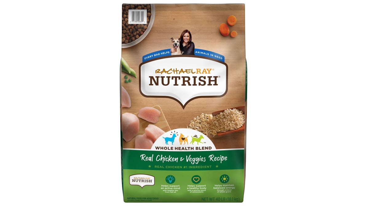 Rachael Ray Nutrish Dry Dog Food Real Chicken & Veggies Recipe (40 lb)
