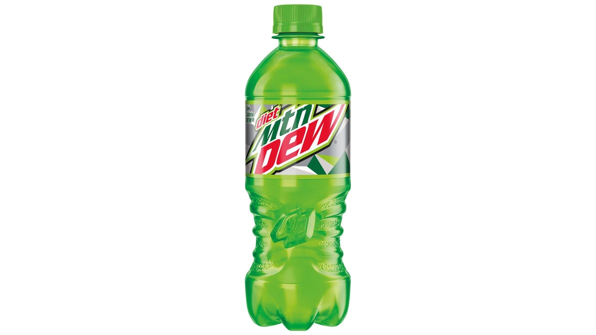 Diet Mountain Dew Soda Bottle (20 oz)