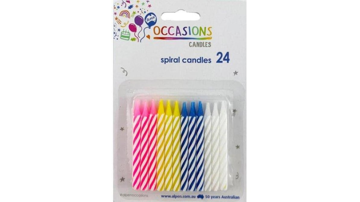 Alpen Birthday Candles (24 ct)