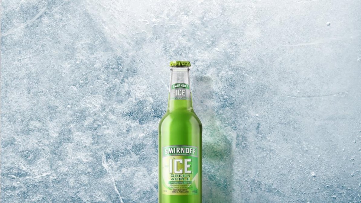 Smirnoff Ice Green Apple Bites Malt Beverage Bottle (12 oz)