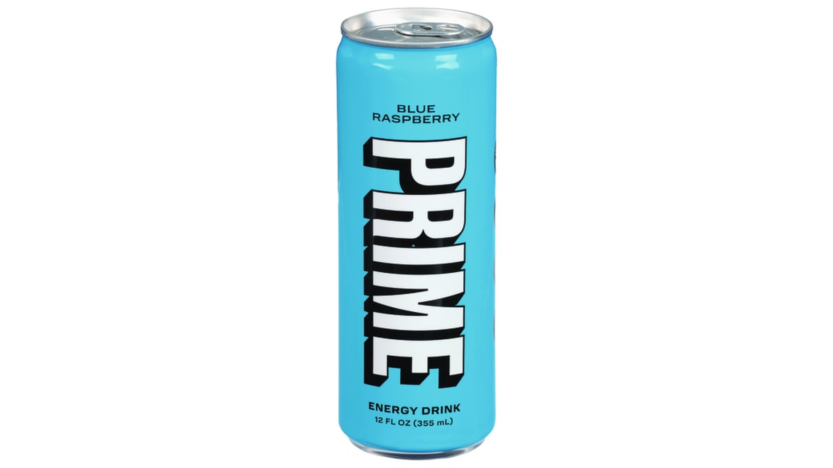 Prime Blue Raspberry Energy Drink Can (12 oz)