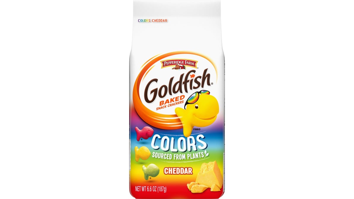 Pepperidge Farm Goldfish Colors Cheddar Crackers (6.6 oz)