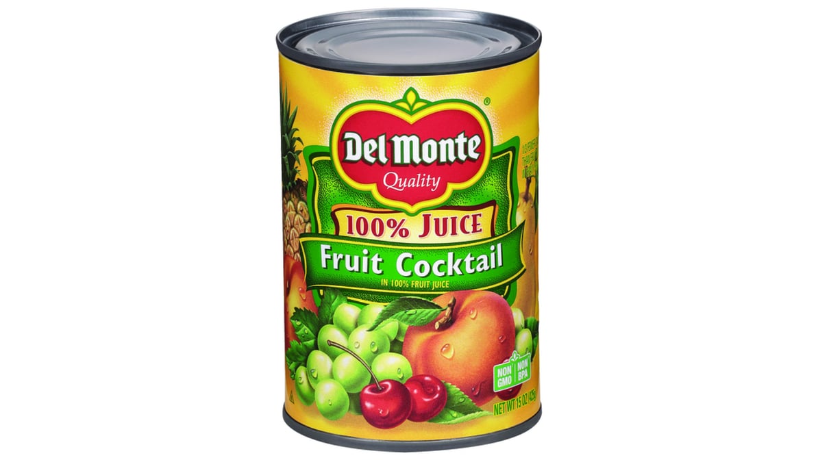 Del Monte 100% Fruit Juice Cocktail (15 oz)