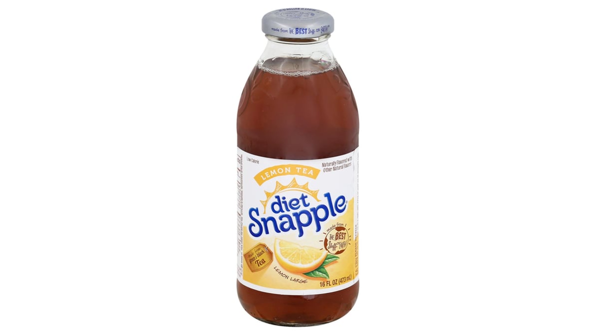 Snapple Diet Lemon Green & Black Tea (16 oz)