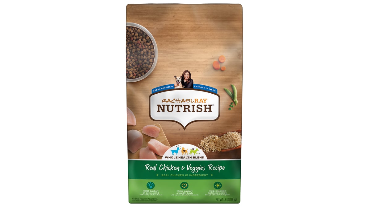 Rachael Ray Nutrish Real Chicken & Veggies Dry Dog Food (2.72 kg)
