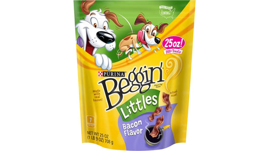 Purina Beggin' Littles Dog Treats Bacon Flavor Small, (25 oz)