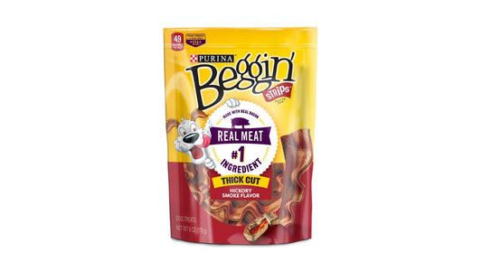 Purina Beggin' Strips Hickory Smoked Flavor Thick Cut Dog Treats (6 oz)