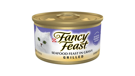 Fancy Feast Grilled Seafood Feast in Gravy Gourmet Cat Food (3 oz)