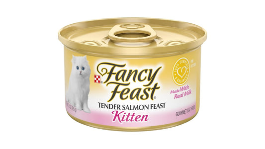 Purina Grain Free Pate Wet Kitten Food Tender Salmon Feast (3 oz)