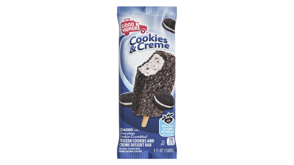 Good Humor Bar Ice Cream Cookies N Creme (4 oz)