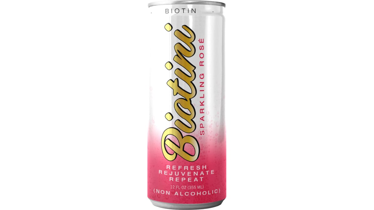 Biotini Sparkling Rose Soda Can (12 oz)