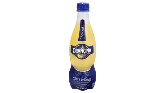 Orangina Sparkling Citrus Beverage Bottle (14.2 oz)