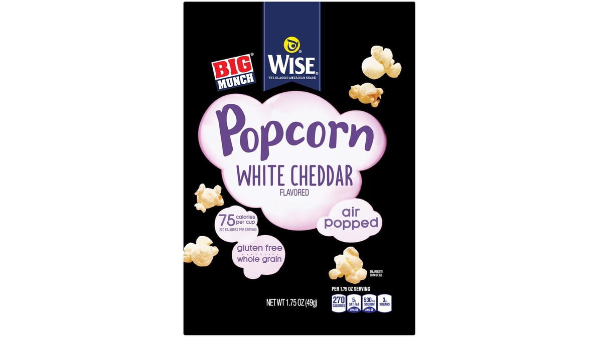 Wise White Cheddar Flavored Popcorn (1.75 oz)
