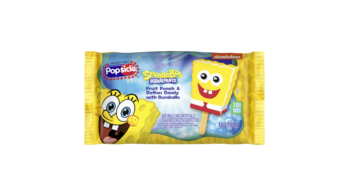 Popsicle SpongeBob Squarepants Ice Pop (4 oz)