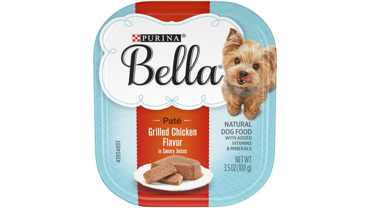 Bella Natural Dog Food Grilled Chicken Flavor Pate (3.5 oz)