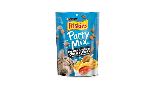 Purina Friskies Party Mix Lobster & Mac 'n' Cheese Cat Treats (6 oz)