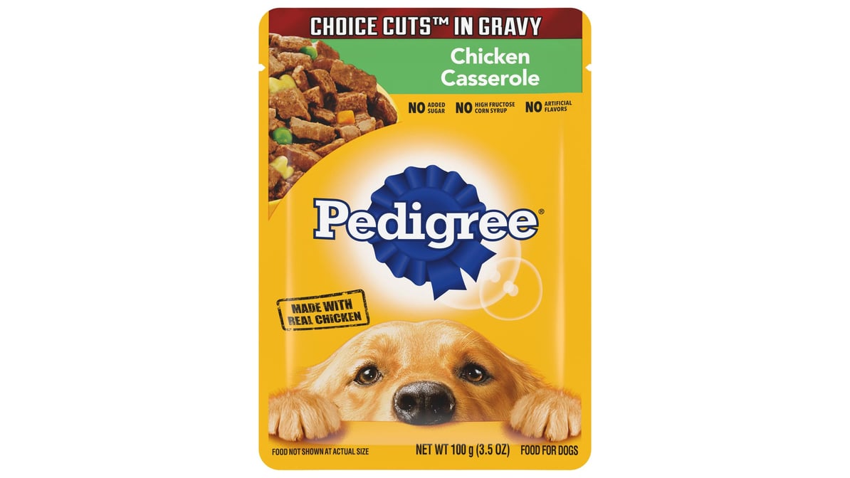 Pedigree Choice Cuts Chicken Casserole in Gravy Wet Dog Food (3.5 oz)
