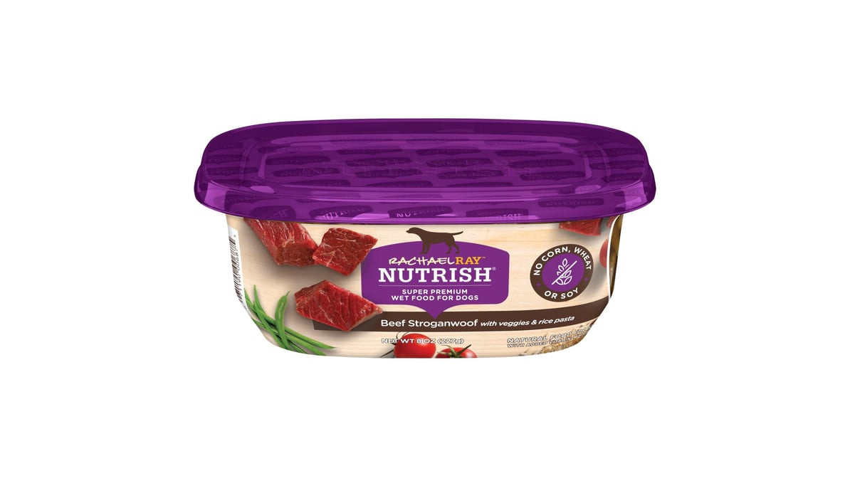 Rachael Ray Nutrish Super Premium Wet Dog Food Beef Stroganoff (8 oz)