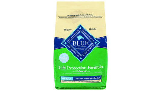 Blue Buffalo Dry Dog Food for Adult Lamb & Brown Rice Trial Size Bag (5 lb)