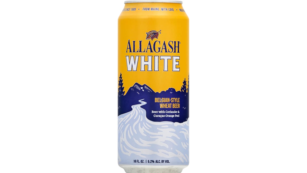 Allagash Wheat Ale White Belgian Style Can (16 oz)