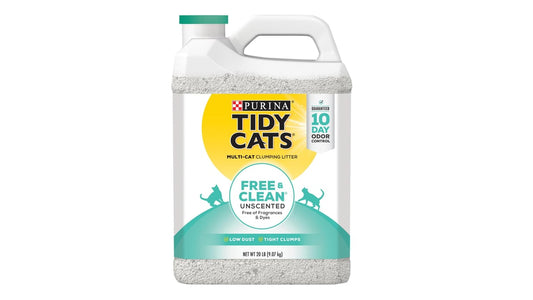 Purina Tidy Cats Free & Clean Clumping Cat Litter Unscented (20 lb)