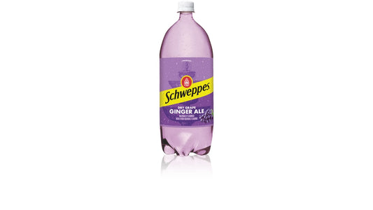 Schweppes Dry Grape Ginger Ale Bottle (20 oz)