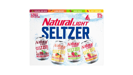 Natural Light Seltzer Hard Seltzer Cans Variety Pack (12 oz x 12 ct)