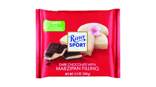 Ritter Sport Dark Chocolate with Marzipan (3.5 oz)