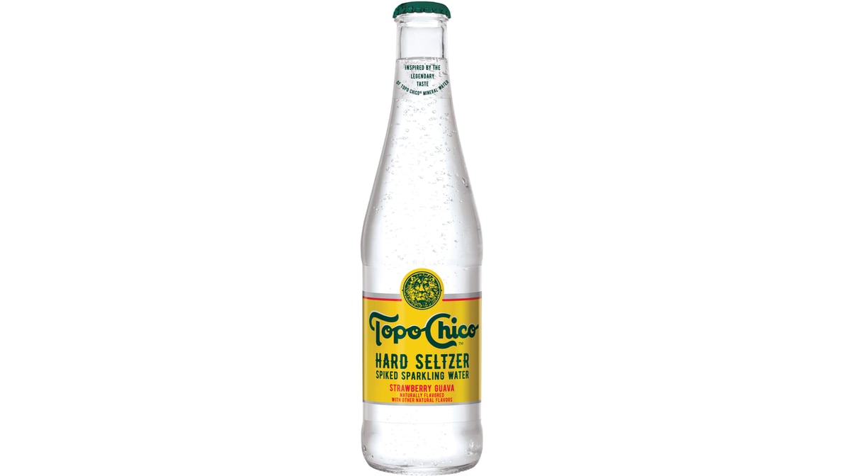 Topo Chico Strawberry Guava Hard Seltzer Bottle (24 oz)