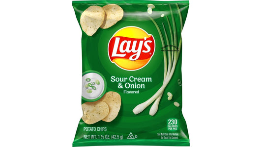 Lay's Sour Cream & Onion Potato Chips (1.5 oz)