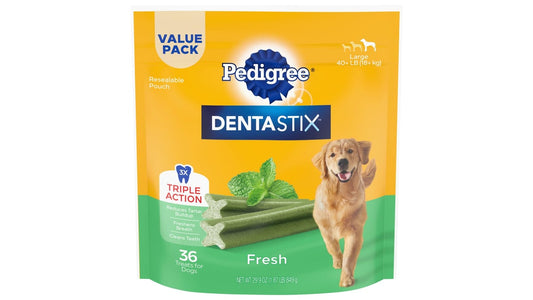 Pedigree Dentastix Dog Treats Large Fresh Mint (36 ct)