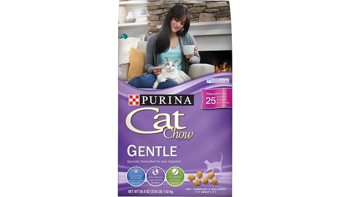 Purina Cat Chow Gentle Dry Cat Food (3.15 lb)