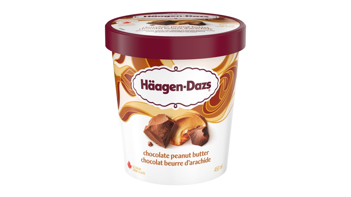 Haagen-Dazs All Natural Chocolate Peanut Butter Ice Cream (1 pt)