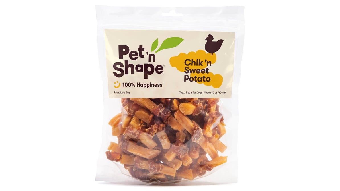 Pet 'n Shape Chicken Sweet Potato Dog Treats (16 oz)