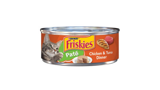Purina Friskies Chicken & Tuna Dinner Classic Pate Canned Cat Food (5.5 oz)